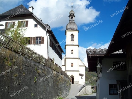 Pfarrkirche St.Sebastian Ramsau bei Berchdesgaden.