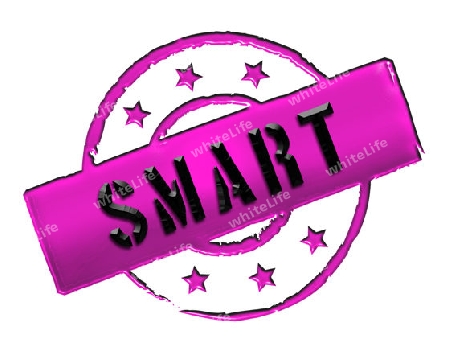 Sign, symbol, stamp or icon for your presentation, for websites and many more named SMART