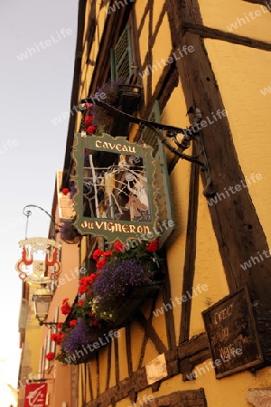  the Village of Turckheim in the province of Alsace in France in Europe