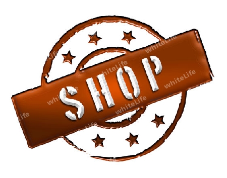 SHOP - Zeichen, Symbol im Retro Stil fuer Praesentationen, Prospekte, Internet, ...