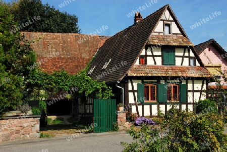 Fachwerk im Elsass/Frankreich