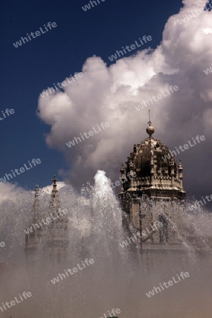 Das Kloster Jeronimus im Stadtteil Belem der Hauptstadt Lissabon in Portugal.    