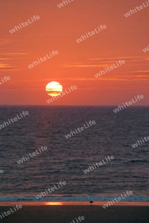 Sonnenuntergang auf Borkum