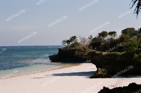 Strand mit altem Korallenriff