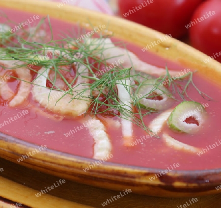 Tomatensuppe mit Fenchel