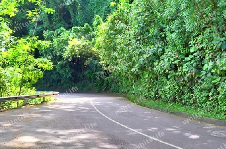 Beautiful impressions of the tropical landscape paradise on the Seychelles islands