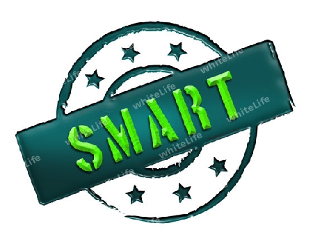 Sign, symbol, stamp or icon for your presentation, for websites and many more named SMART