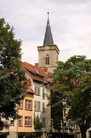 Kr?merbr?cke und ?gidienkirche in Erfurt