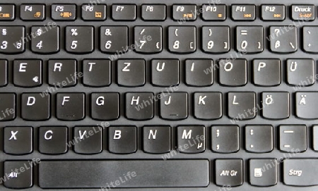 close-up of black computer keyboard