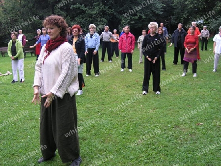 Qi Gong am Morgen