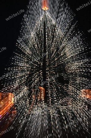 gezoomter Weihnachtsbaum