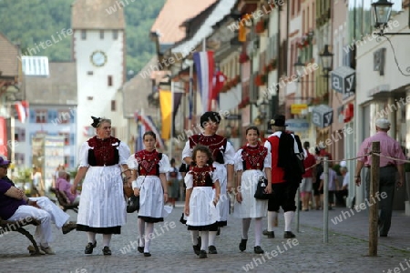 a traditional festival in the old town of Waldshut in the Blackforest in the south of Germany in Europe.