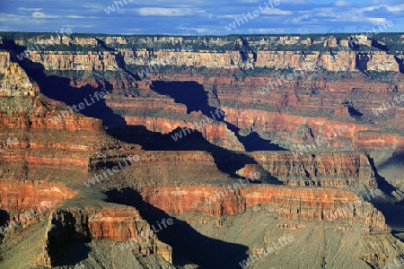 Sonnenuntergang Yavapai Point, Grand Canyon South Rim, Sued Rand, Arizona, Suedwesten, USA