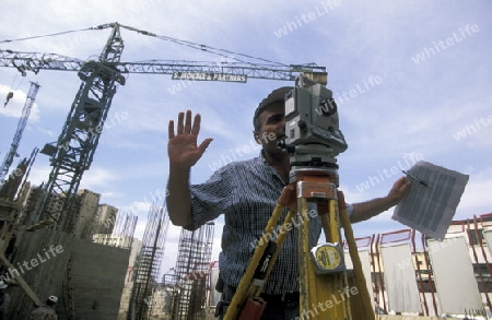 Constructions in the city centre in Beirut in Lebanon.