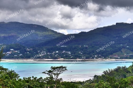 Beautiful impressions of the tropical landscape paradise on the Seychelles islands