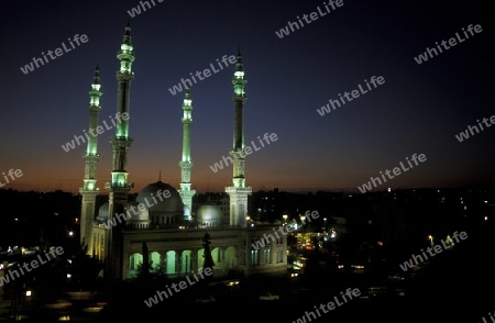 Die Moschee Al Taoheid in Aleppo im Norden von Syrien im Mittleren Osten in Arabien.