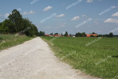 Feldweg in Bayern