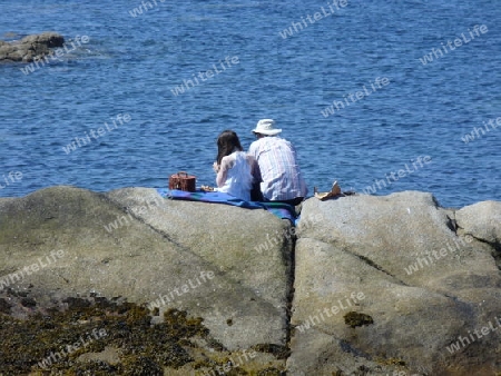 Picknick am Meer