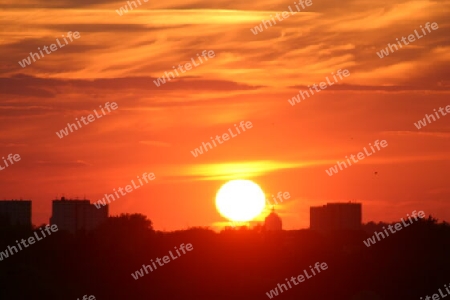 Sonnenuntergang in Potsdam