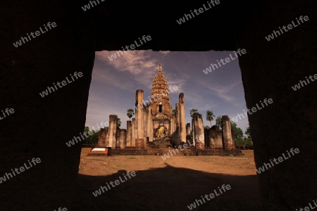 Der Wat Phra Si Ratana Mahathat im Si Satchanalai-Chaliang Historical Park rund 50 Km von Sukhothai in der Provinz Sukhothai im Norden von Thailand in Suedostasien.