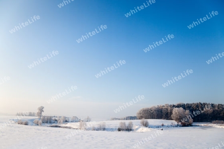 idyllische Winterlandschaft in Th?ringen