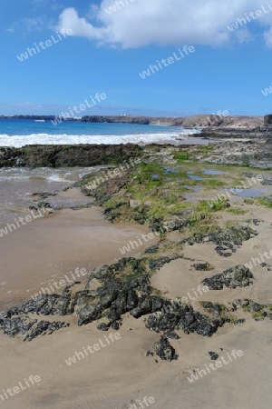 Strand Landschaft auf Lanzarote