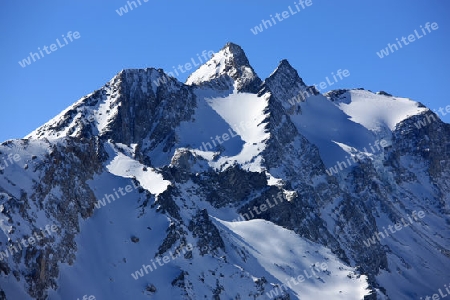 Bergpanorama im Winter