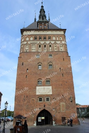 Bernsteinmuseum, historischer Turm in Danzig