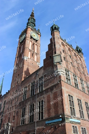 Das Rechtst?dtische Rathaus in Danzig