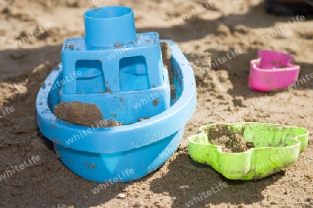 toys on the beach