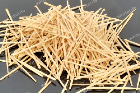 Toothpicks on Black