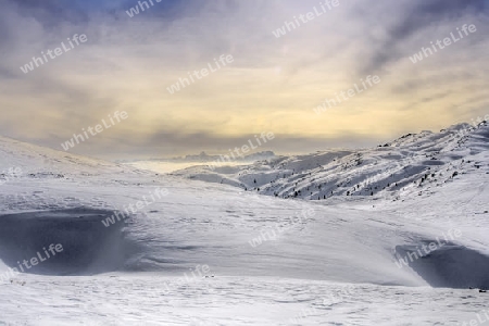 Winter in den Alpen