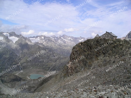 SAC Tierberglih?tte beim Steingletscher