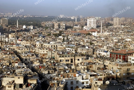 Asien, Naher Osten, Syrien, Damaskus,   Sicht ueber die Grossstadt von Damaskus der Hauptstadt von Syrien. 