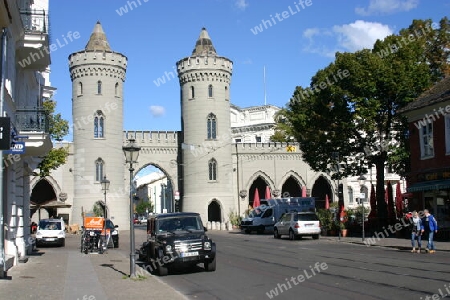 Blick zum Nauener Tor in Potsdam