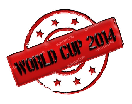 Sign, symbol, stamp or icon for your presentation, for websites and many more named World Cup 2014