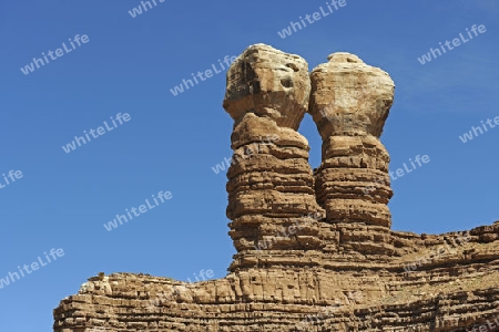 Twin Rocks, Bluff, Nord Utah, USA