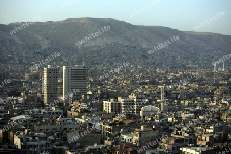 Asien, Naher Osten, Syrien, Damaskus,   Sicht ueber die Grossstadt von Damaskus der Hauptstadt von Syrien. 