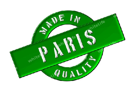 Made in Paris - Quality seal for your website, web, presentation