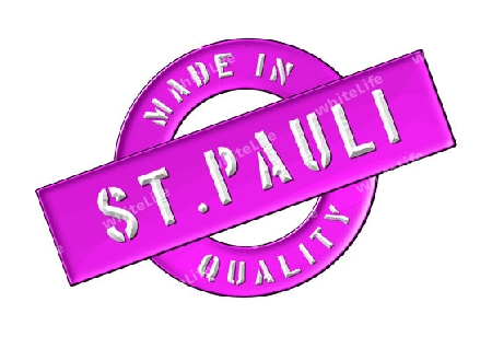 Made in St. Pauli - Quality seal for your website, web, presentation