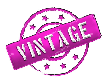 Sign, symbol, stamp or icon for your presentation, for websites and many more named VINTAGE