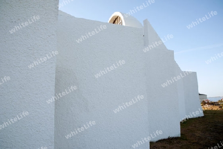 Der Westen Islands, seitlicher Blick an der neuen Kirche von Stykkisholmur entlang, im Norden der Halbinsel Sn?fellsnes