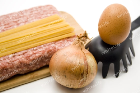 Hackfleisch mit Zwiebel