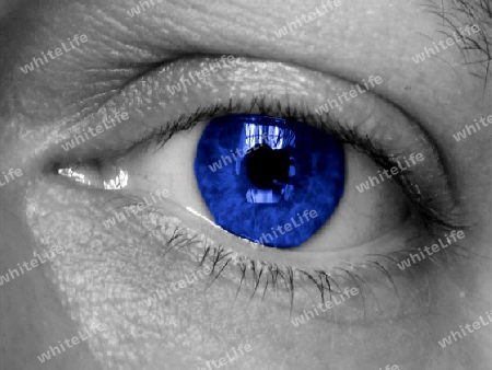 Blaues Auge