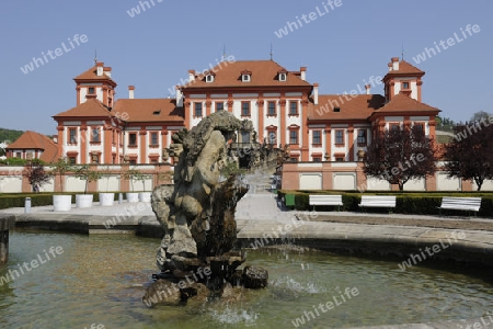 Schloss Troja, Prag, Tschechien, Tschechische Republik, Boehmen,  Europa