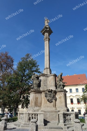 Mariensäule, Burgplatz Prag