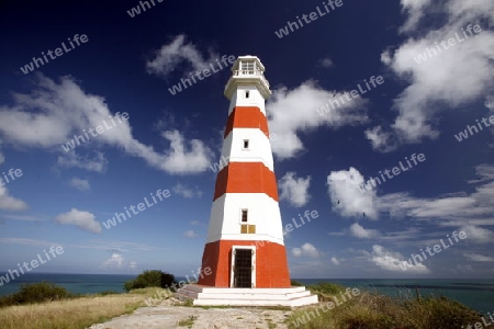 Suedamerika, Karibik, Venezuela, Isla Margarita, Pedro Gonzalez, Playa Pedro Gonzalez, Leuchtturm, Turm, Wetter, Wolken, Idylle, Landschaft, Architektur