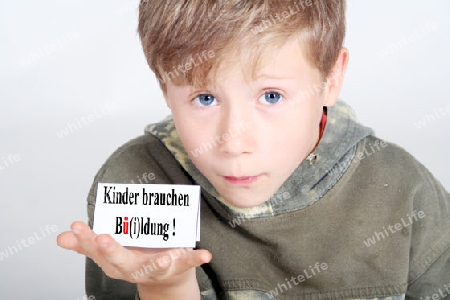 Kinder haben Bildung