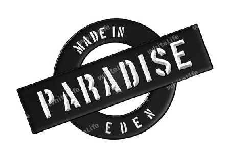 Made in PARADISE - Banner, Illustration fuer Praesentation, Website, Prospekte, Flyer,...