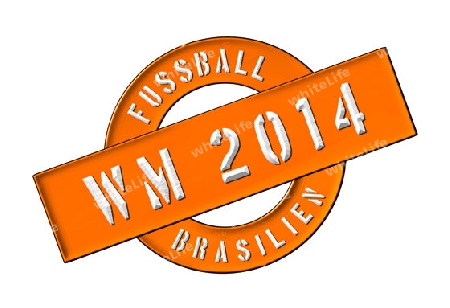 Illustration of the World Cup 2014 in Brazil as Banner for your presentation, website, inviting...